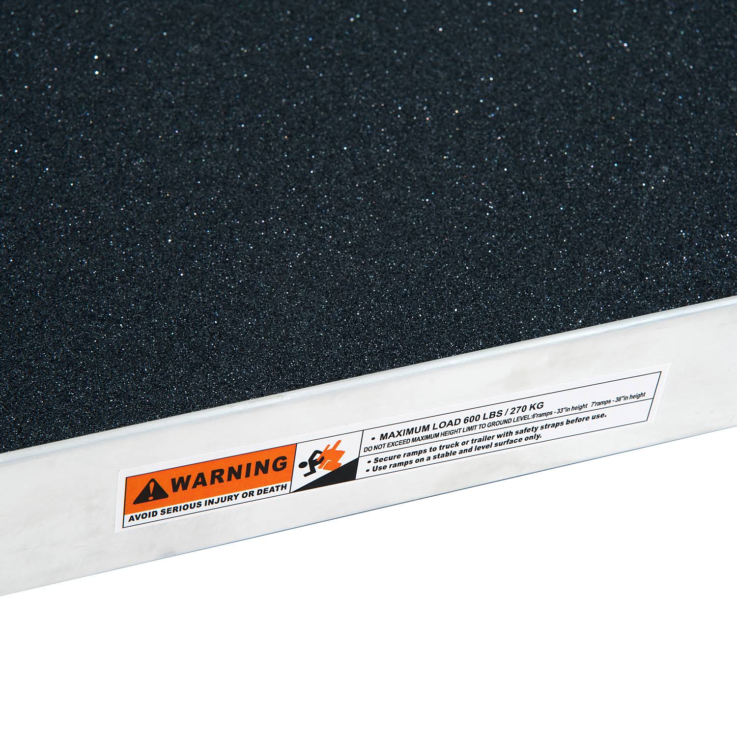 HomCom 8& Aluminum Folding Mobility Scooter / Wheelchair Ramp