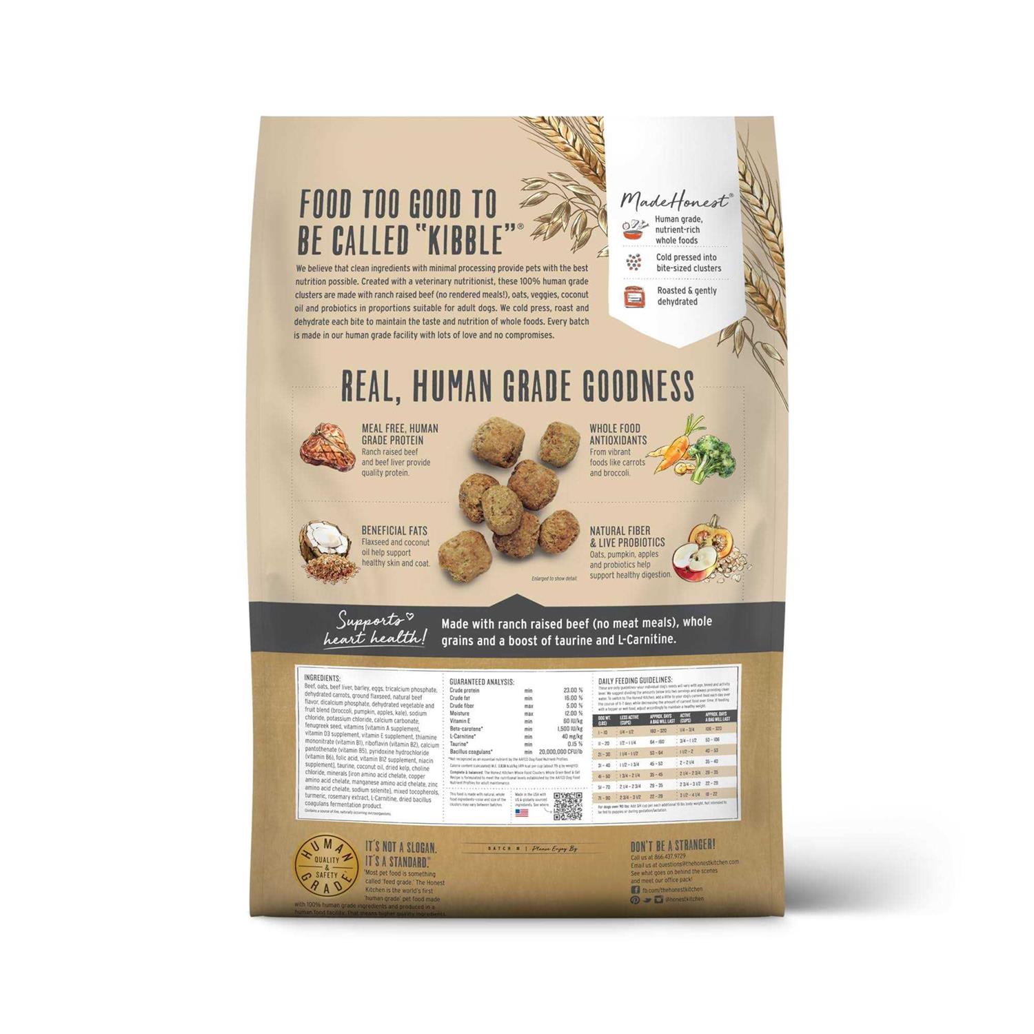 The Honest Kitchen Grain Free Whole Food Clusters Dog Food - Pet Supplies online store