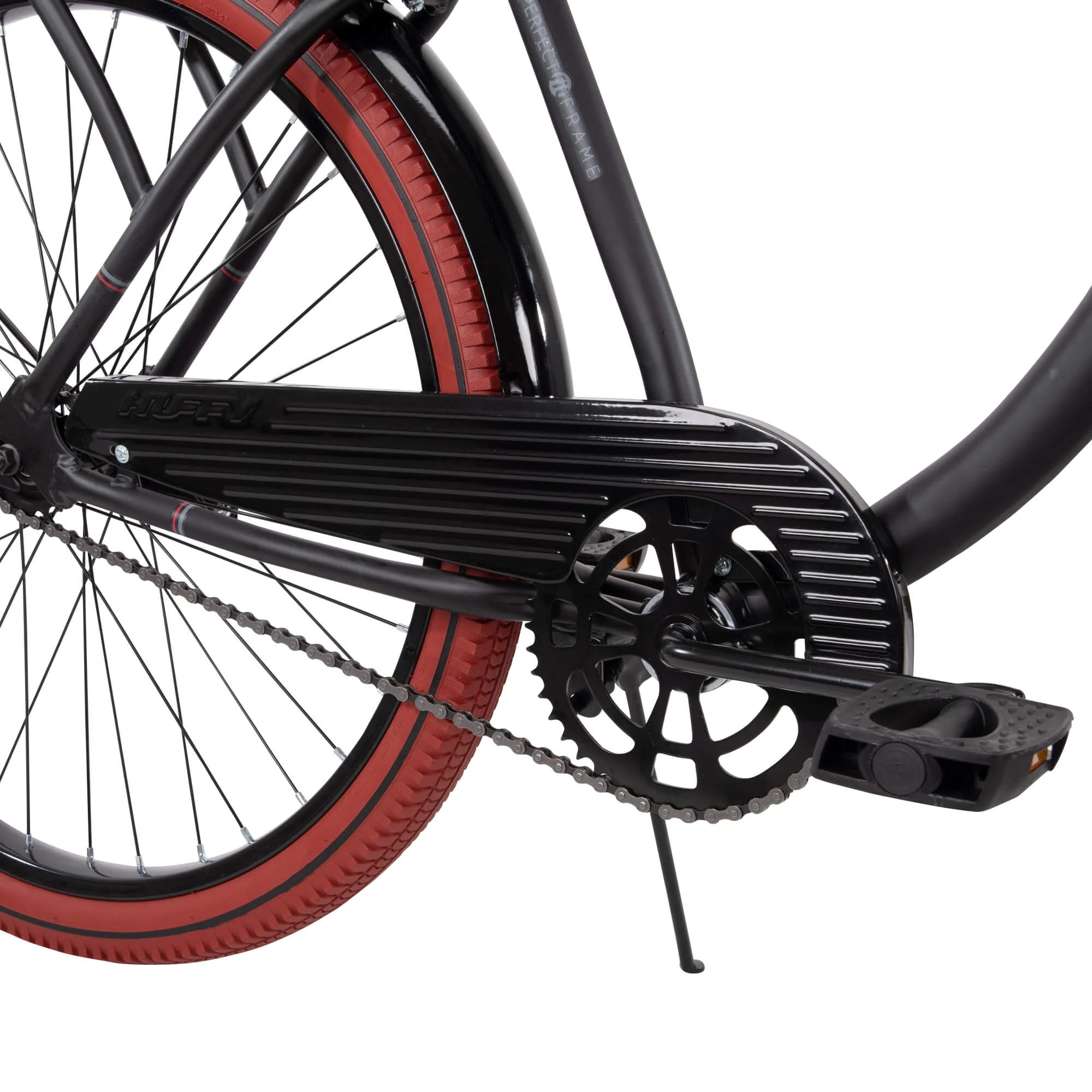 Huffy 26 Inch Nel Lusso Men's Cruiser Bike, Matte Black