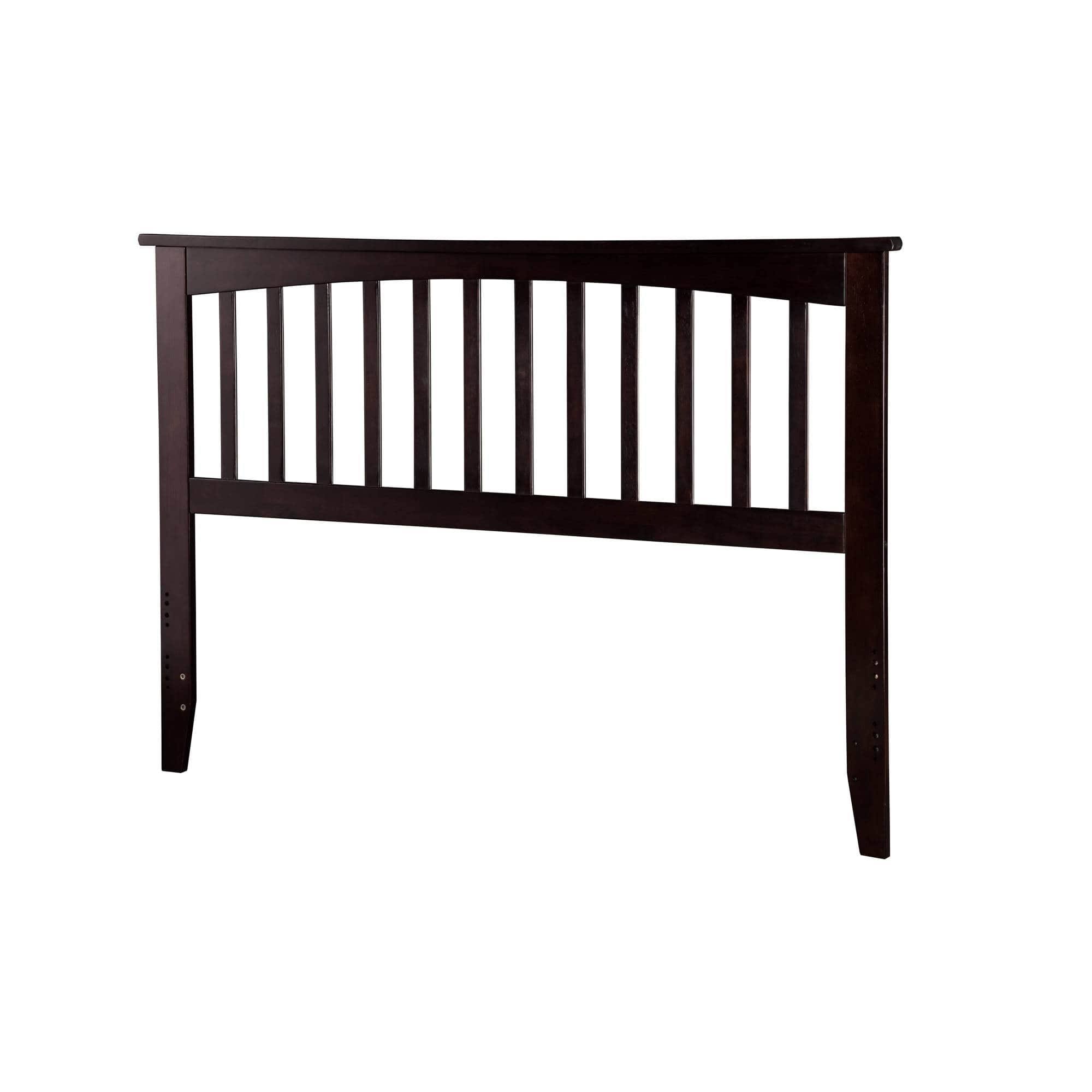 Atlantic Furniture Mission Headboard King Espresso, Brown
