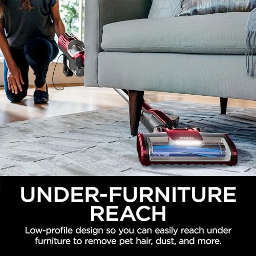 Shark QS600Q Ultralight Pet Pro Corded Stick Vacuum with PowerFins & Self-Cleaning Brushroll, Converts to Hand Vacuum, Pet Power Brush, Pet Crevice & Upholstery Tools