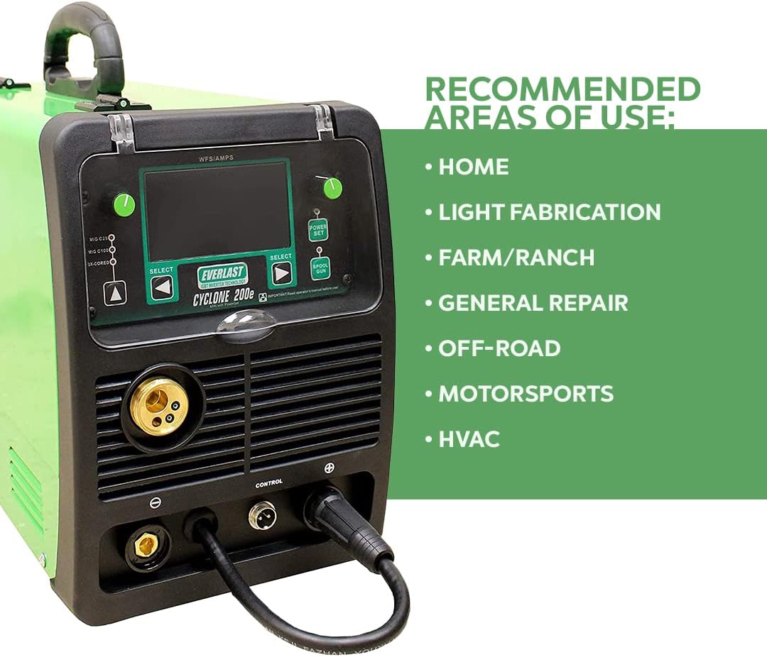 2020 Everlast Power-i-MIG 200E MIG Welder 180a 110/220v
