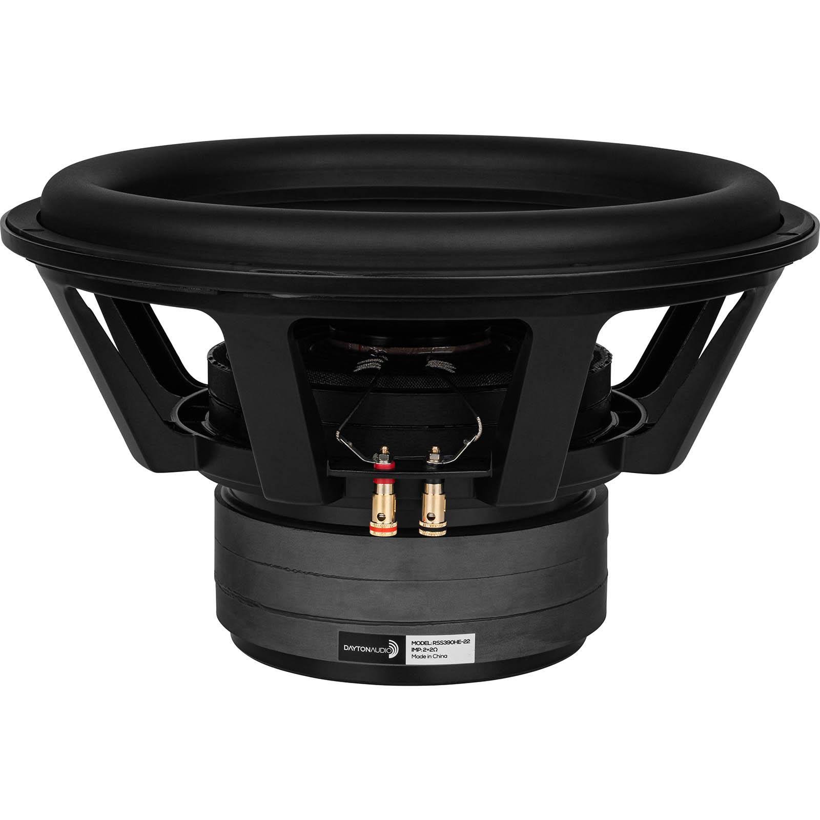 Dayton Audio RSS390HE-22 15x22 Reference Series High Excursion Subwoofer 2+2 Ohm