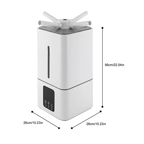 Industrial Commercial Humidifiers Whole House Humidifier 2000sq.ft Large Room Humidifier 2000ml/h 23.8L/6.2Gallons Top Fill Water Tank 110V for Warehouse Commercial Home Plants