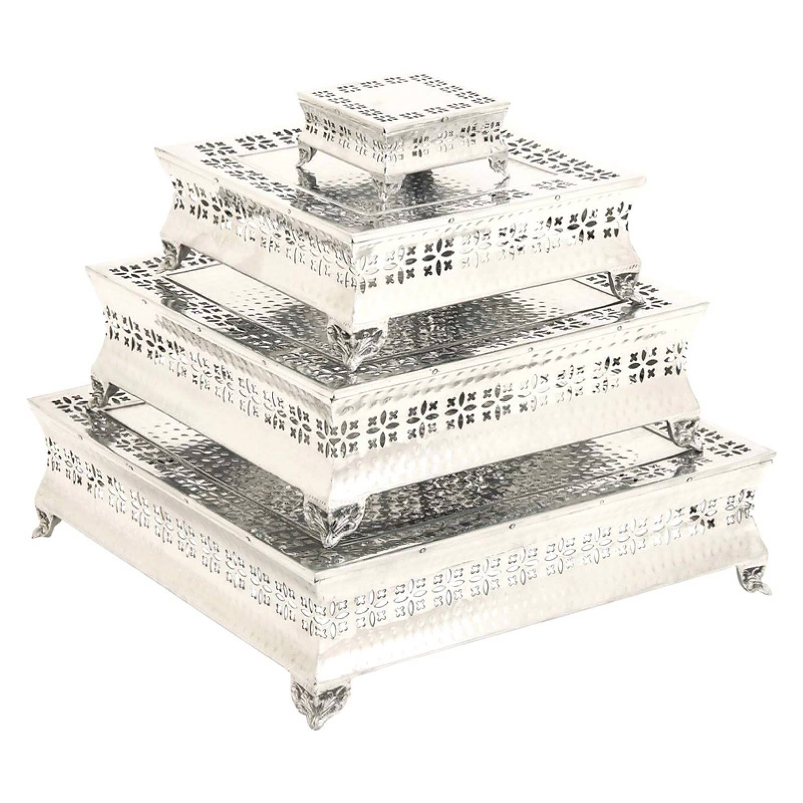 Aluminum Cake Stand (Set of 4)