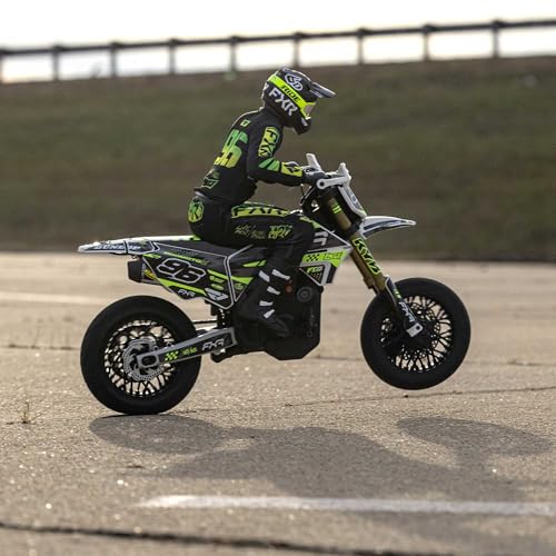 Losi Promoto-SM 1/4 Super Moto Motorcycle FXR White RTR Basic LOS-2272