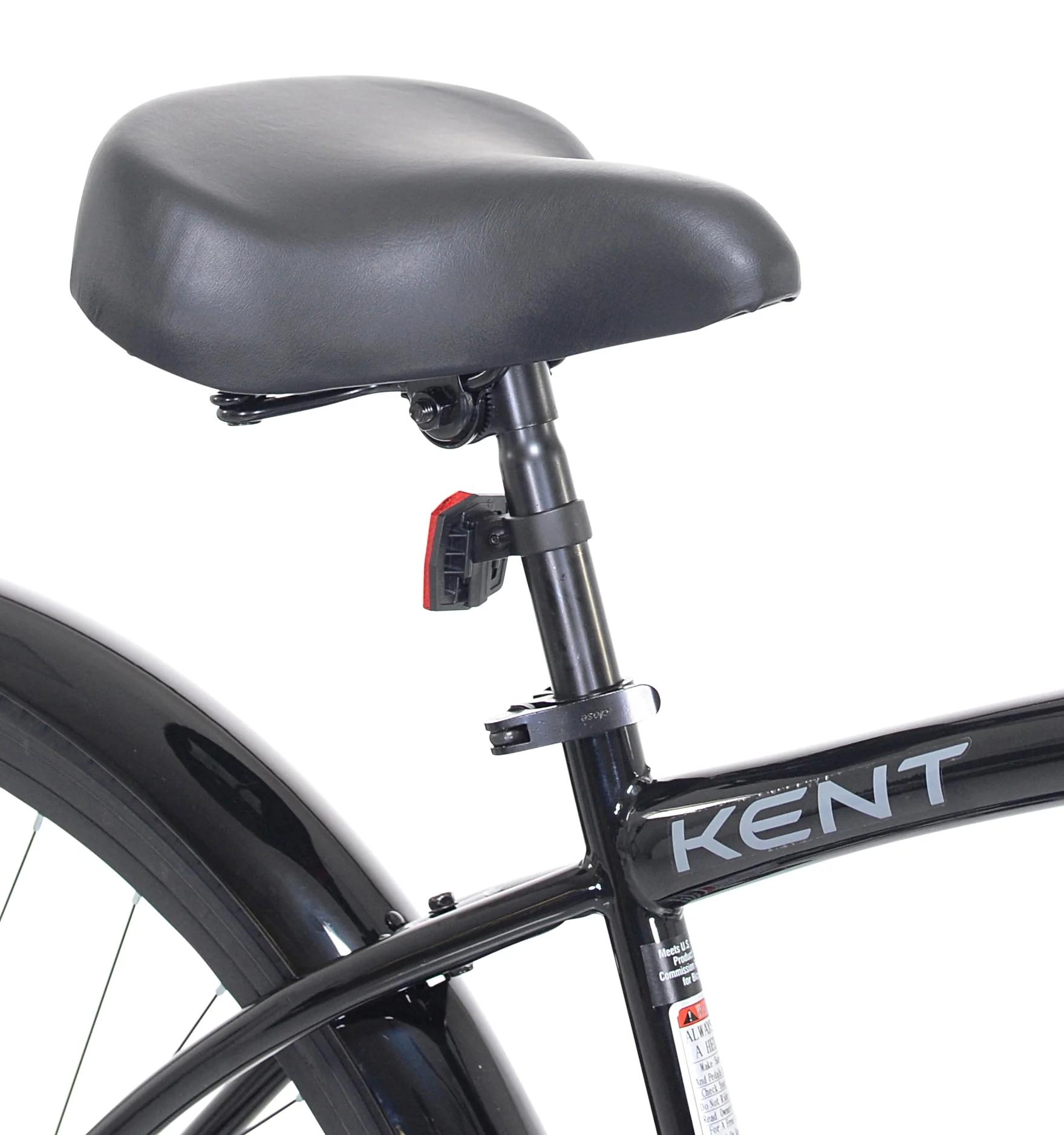 Kent Bicycle 29 Men's Seachange Beach Cruiser Bicycle, Black