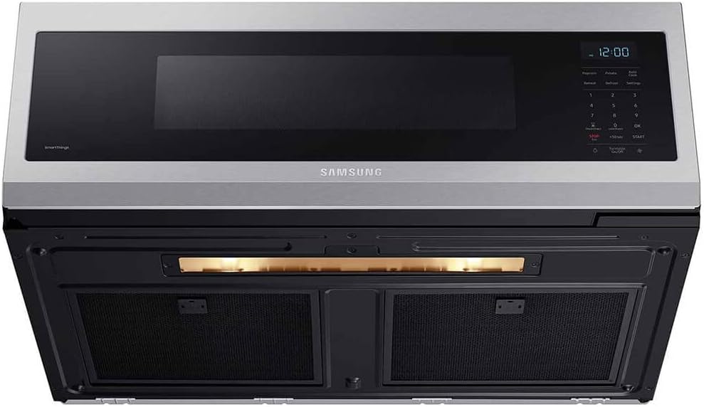 1.1 Cu. Ft. Low Profile Over the Range Stainless Steel Microwave