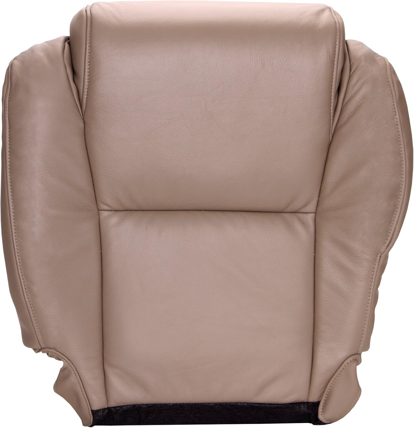 The Seat Shop Driver Bottom Replacement Seat Cover - Red Rock Leather Without Extra Seam (Compatible with 2007 - 2013 Tundra Limited and 2008 - 2014 Sequoia Limited)