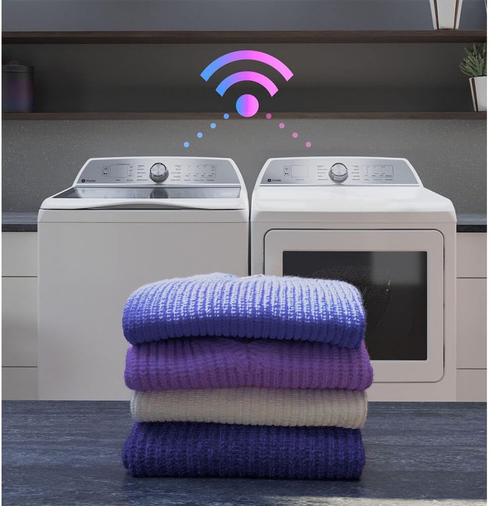 GE Profile PTD70EBPTDG 7.4 Cu. Ft. Gray Smart Electric Dryer