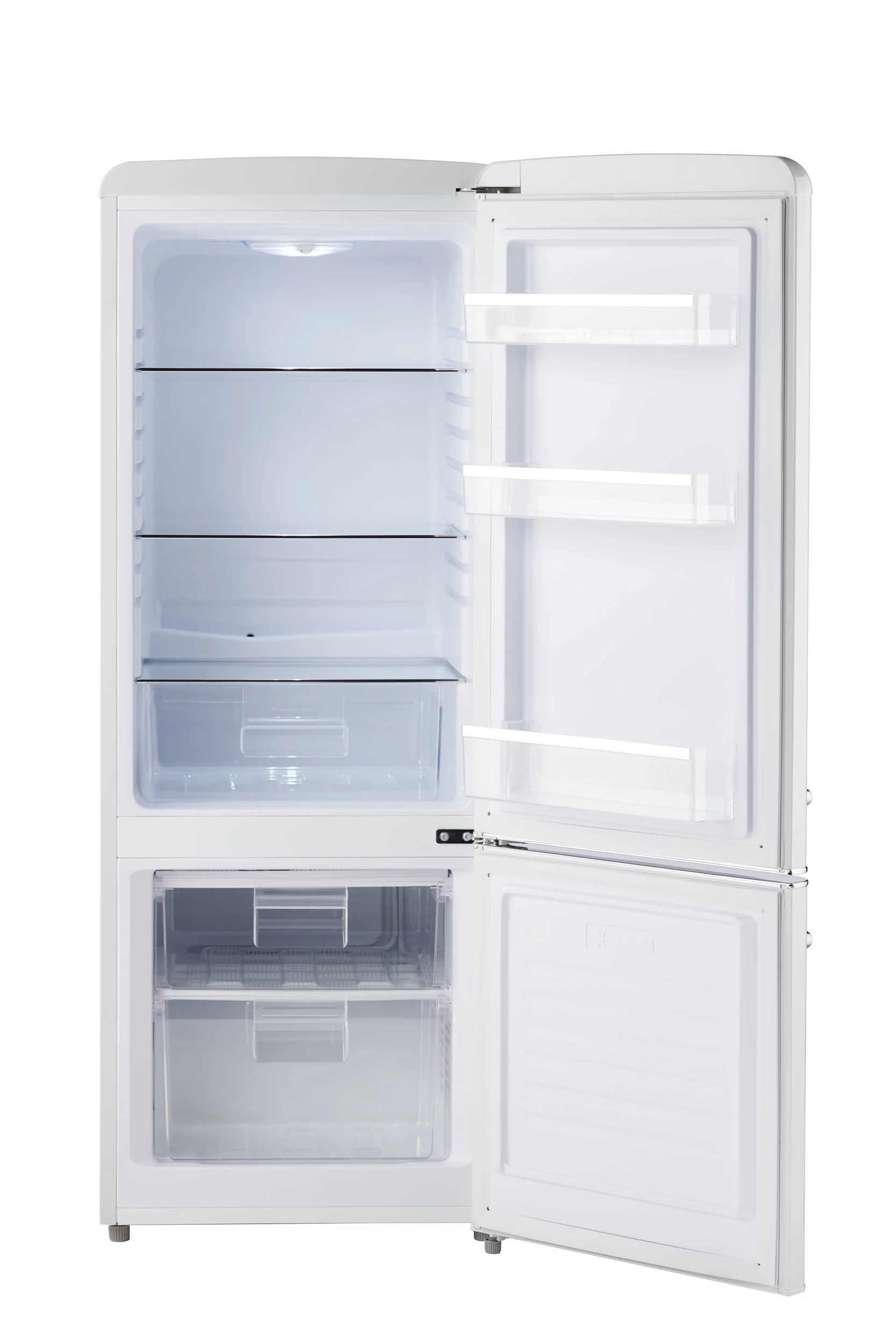 iio 7 cu. ft. Retro refrigerator with bottom freezer