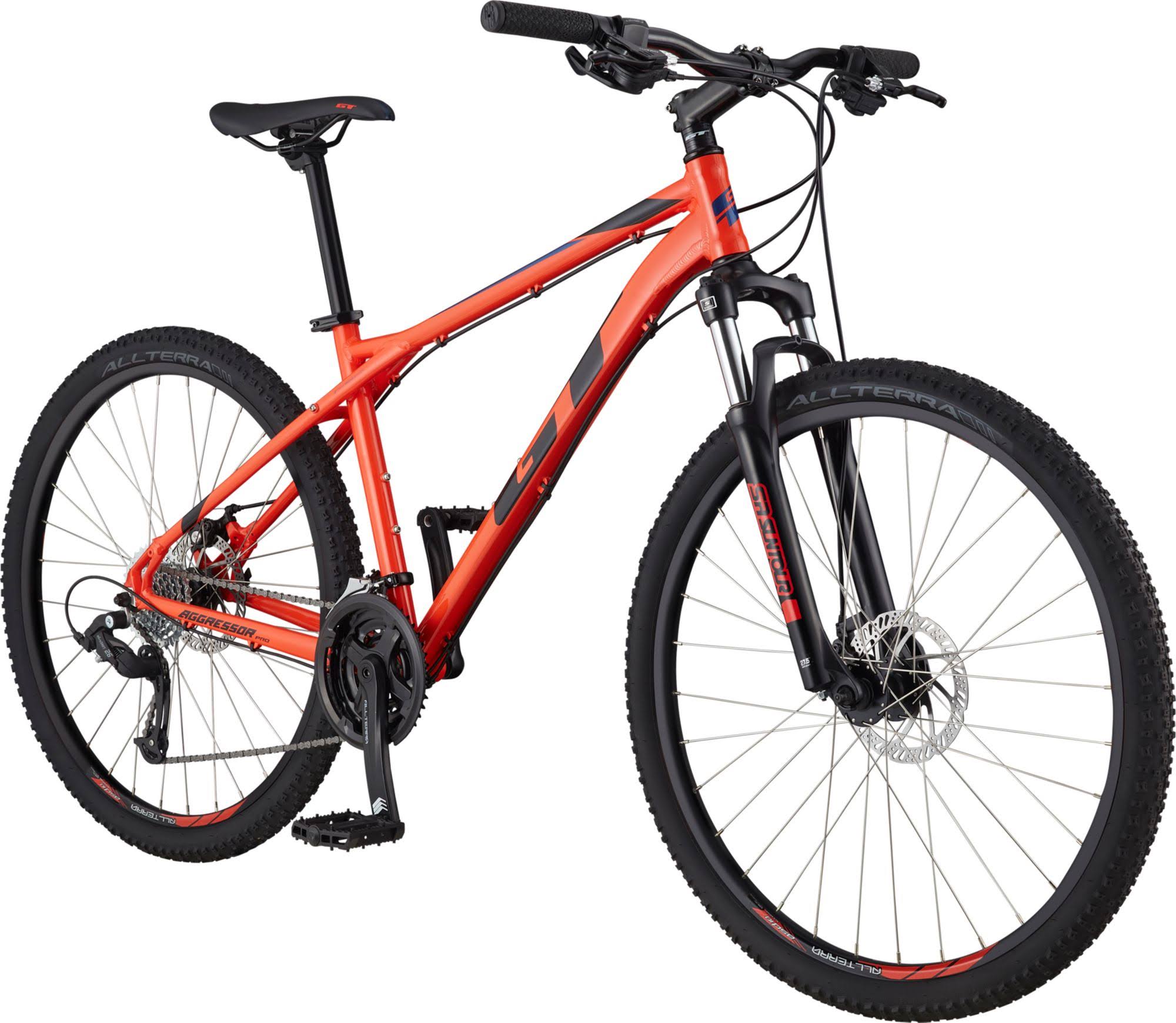GT Men&s Aggressor Pro Mountain Bike, Red