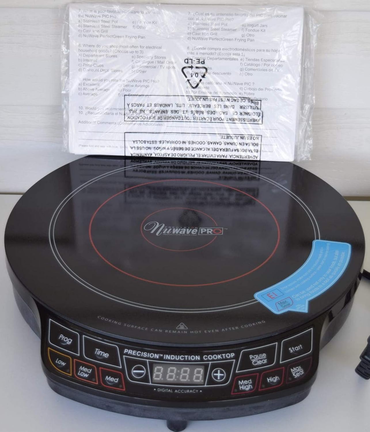 NuWave Pro Precision Induction Induction Cooktop PIC Model 30301
