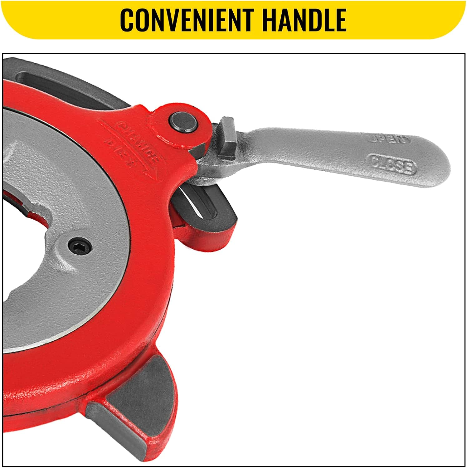 Mophorn 811A Universal Self Open Dies Head Fit for Ridgid 1/8-2inch 97075 NPT 300 535 Pipe Threader Self Quick Open Right-Handed 300C 500 Carriage Cutter