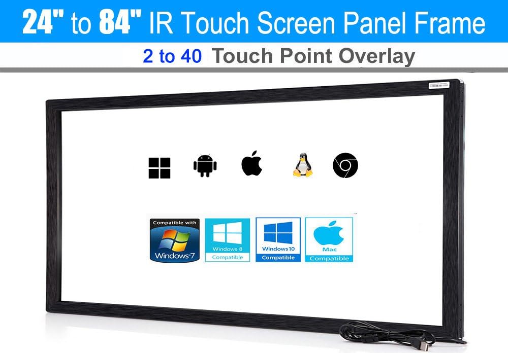 32 inch Multi-Touch 10 Point Infrared Touch Frame, ir Touch Panel, Infrared Touch Screen Overlay …