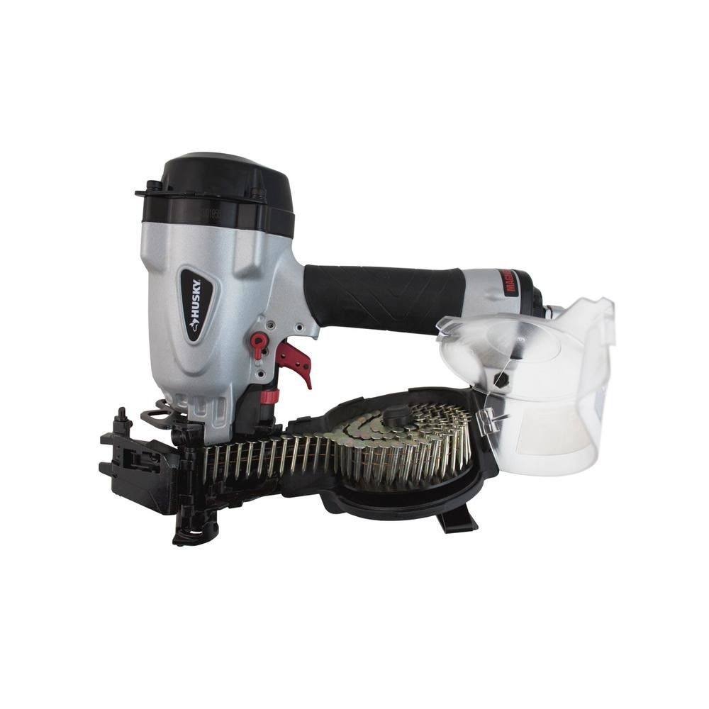 Husky Pneumatic 15 Degree Coil Roofing Nailer
