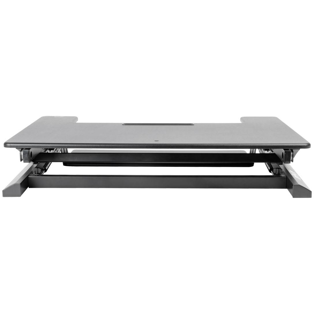 Tripp Lite Sit Stand Desktop Workstation Adjustable Standing Desk 36x22 in. - Standing desk converter - rectangular with contour