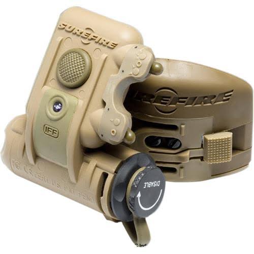 Surefire HL1-D-TN Helmet Light, Ir/yg/ir LEDs, Tan