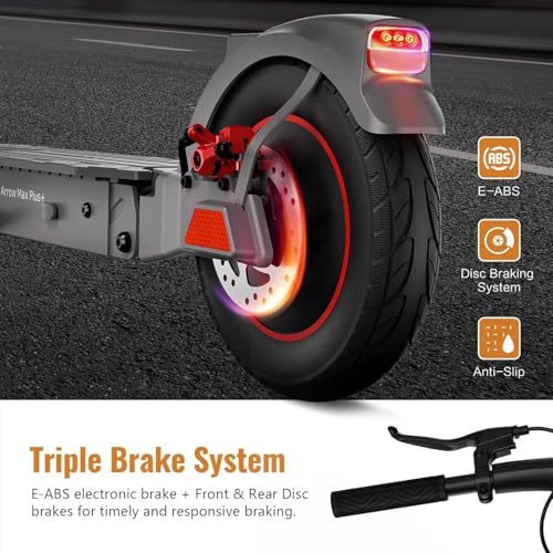 SISIGAD Electric Scooter Adults 10" Tires, 600W Peak Motor, Max 22 MPH Speed, 30 Miles Long Range, Portable Folding E-Scooter for Commuting with Dual Brakes, LCD Display APP Control