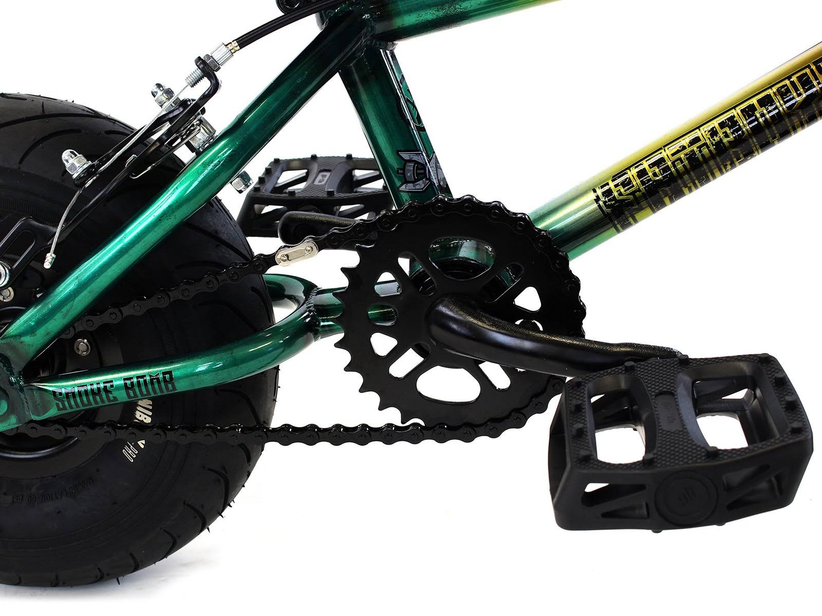 Fatboy Mini BMX Bicycle Freestyle Bike Fat Tires, Rasta Assault