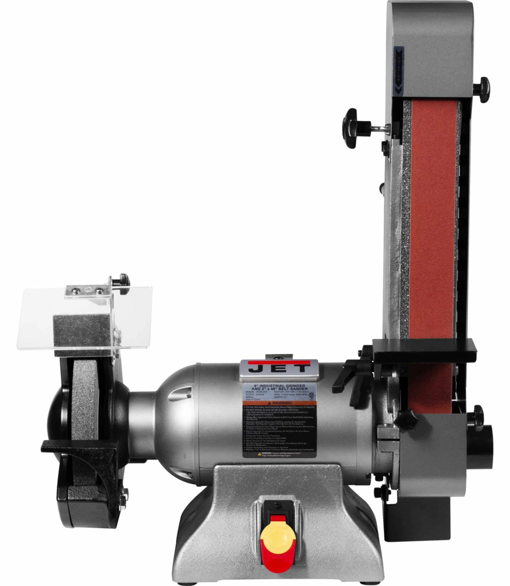 Jet 578248 IBGB-248 8 in. Industrial Grinder and 2 x 48 in. Belt Sander
