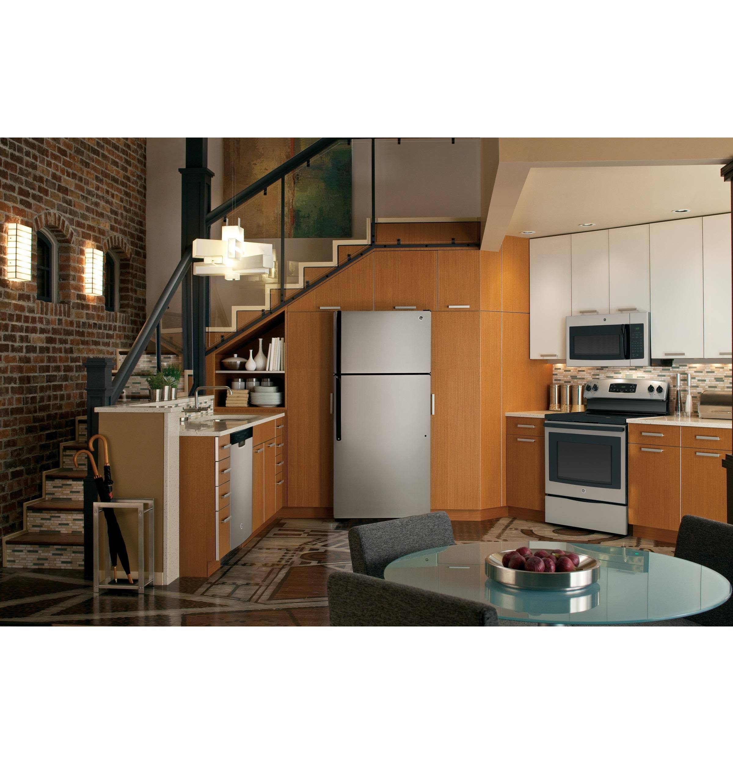 GE JNM3161MFSA 1.6 Cu. ft. Silver Over-the-range Microwave Oven