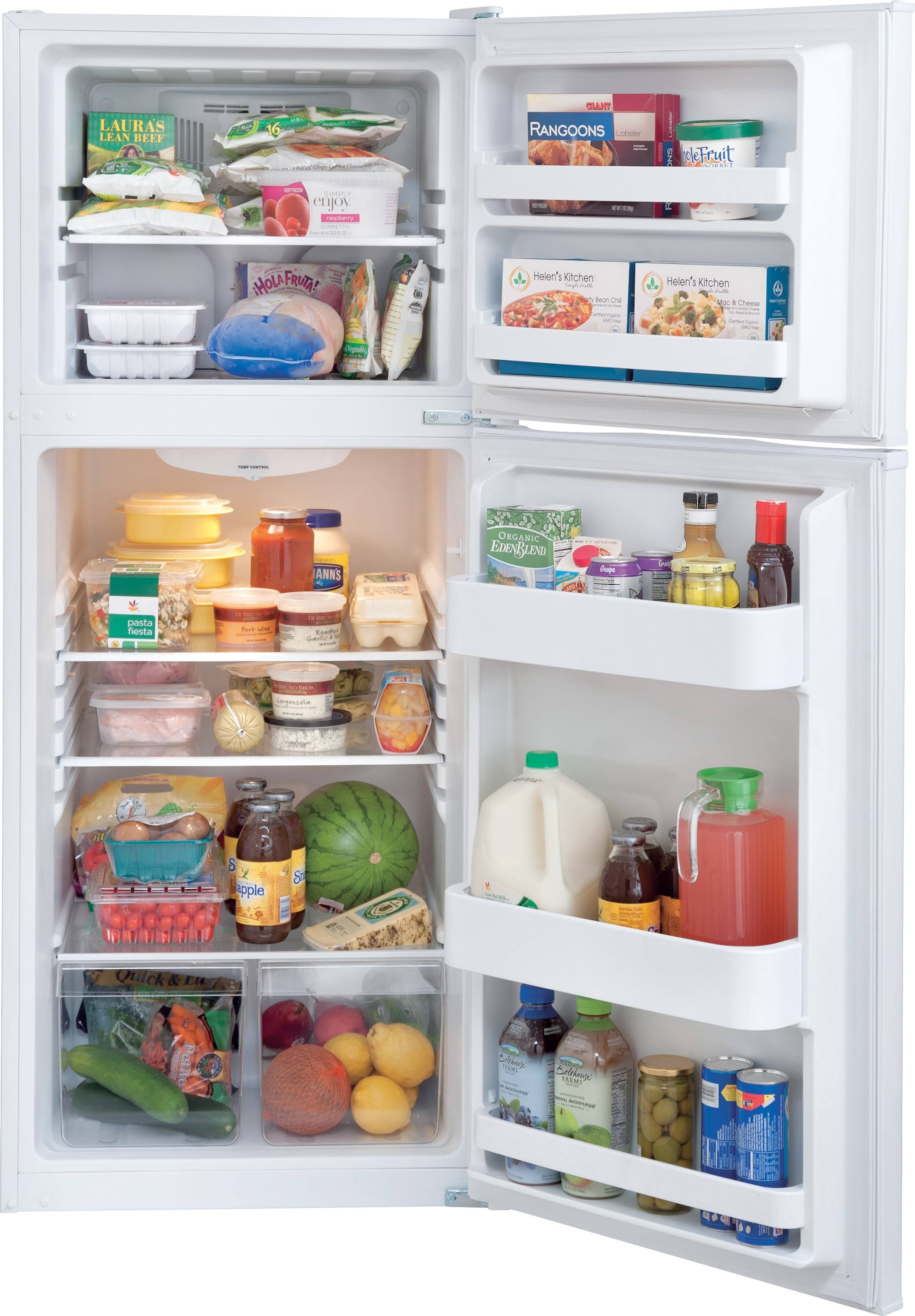Frigidaire FFTR1222QW 11.5 Cu. ft. Top Freezer Refrigerator - White