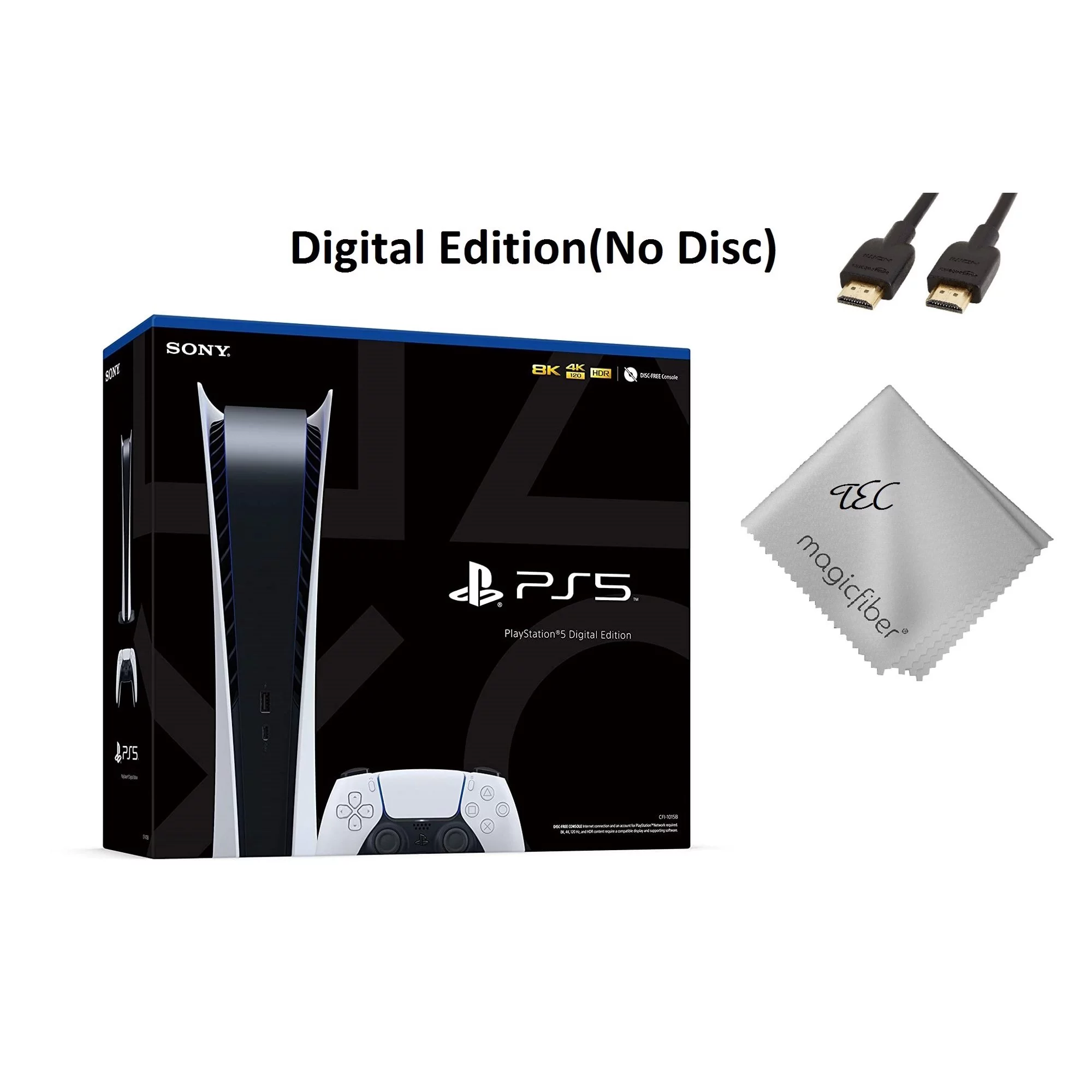 TEC Refurbished Sony PlayStation_PS5 Video Game Console (Digital Edition)- PlayStation - 5(Open_Box Condition) - Curated Treasures Market