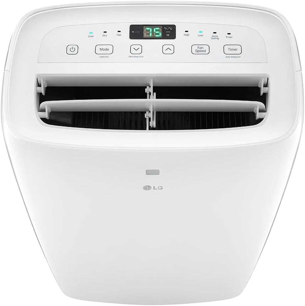 LG LP0721WSR 7,000 BTU Portable Air Conditioner and Dehumidifier (Renewed) Bundle with 2 YR CPS Enhanced Protection Pack