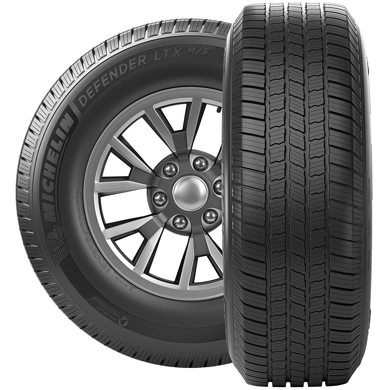 Michelin Defender LTX M/S All Season 275/65R18 116T Light Truck Tire Fits: 2015-23 Ford F-150 Lariat, 2019-23 Chevrolet Silverado 1500 LT Trail Boss