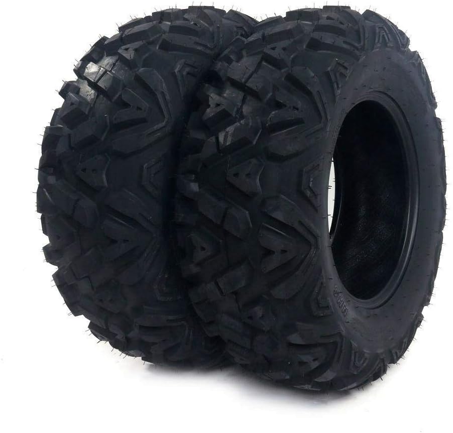 MOTORHOT 2PCS 26x9-12 Front Left Right Tire 26x9x12 6PR All Terrain ATV UTV Tire