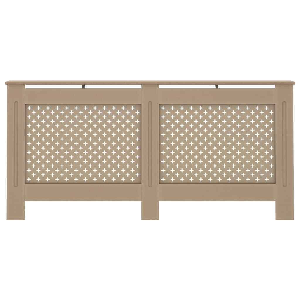 vidaXL Radiator Cover 67.7x22x17.5x22x31.9x22 MDF, 288199