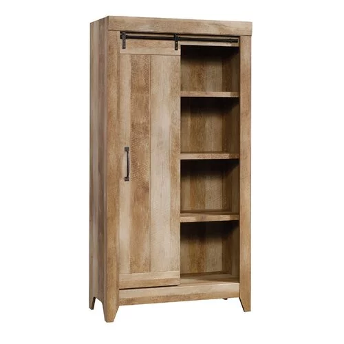Sauder Adept Storage Cabinet, Craftsman Oak Finish