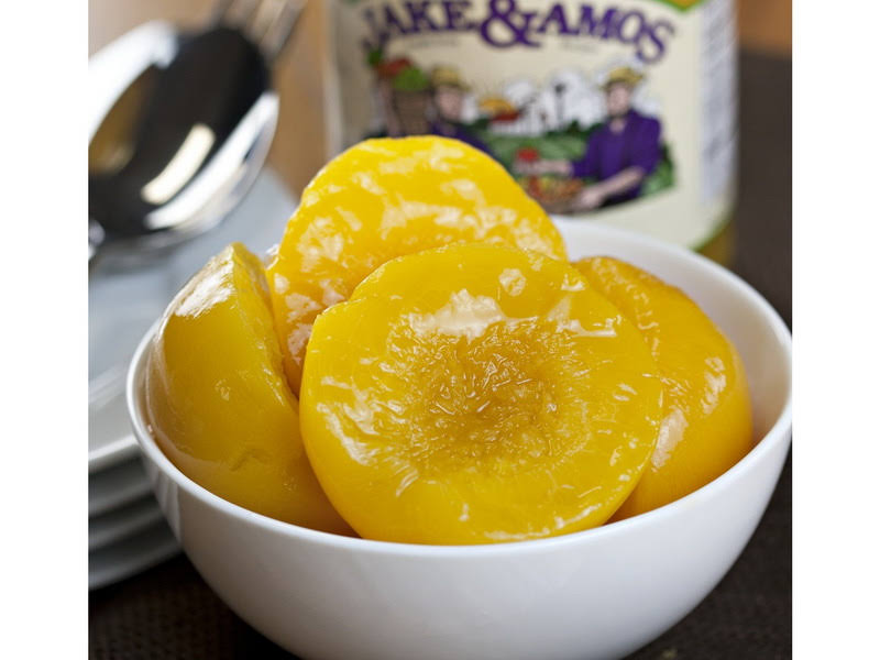 Jake Amos Ja Peach Halves 12/33oz, 445950, Price/Case