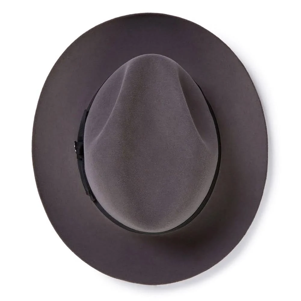 Stetson Temple Fur Felt Fedora Hat: Size: 7 3/4 Caribou