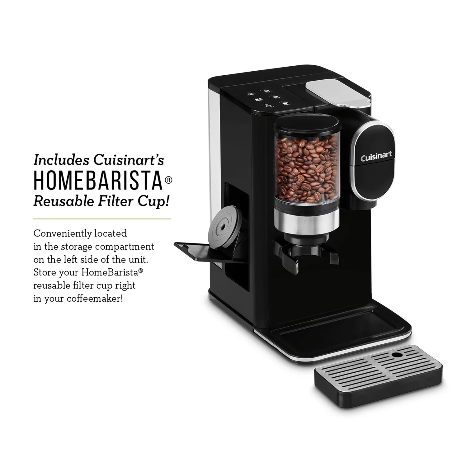 DGB-2 Grind and Brew Single-Serve Coffeemaker Bundle with Victor Allen Colombian Single Serve Brew Cups of Coffee 3 K-Cups