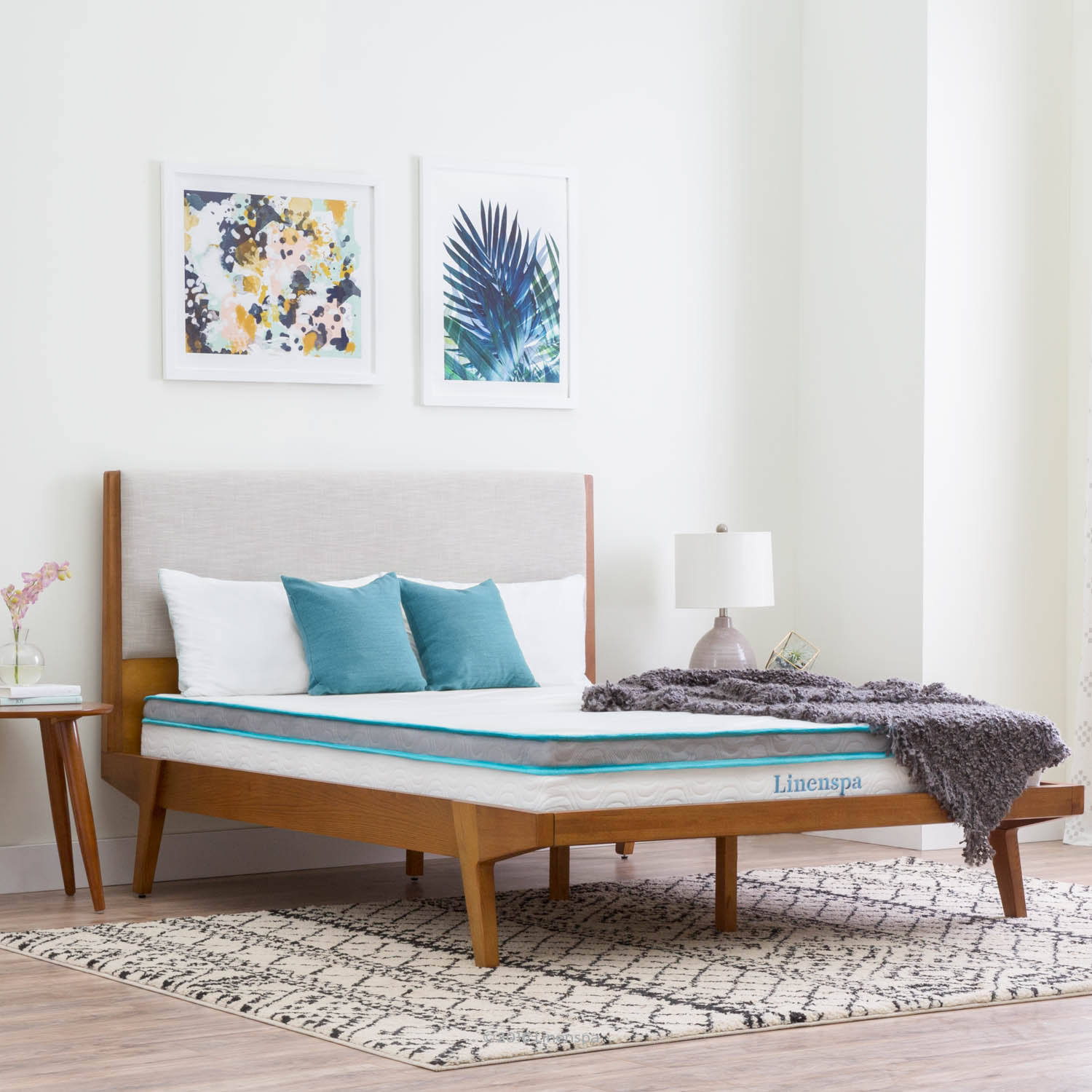 Linenspa 8 inch Memory Foam and Innerspring Hybrid Mattress - Twin XL