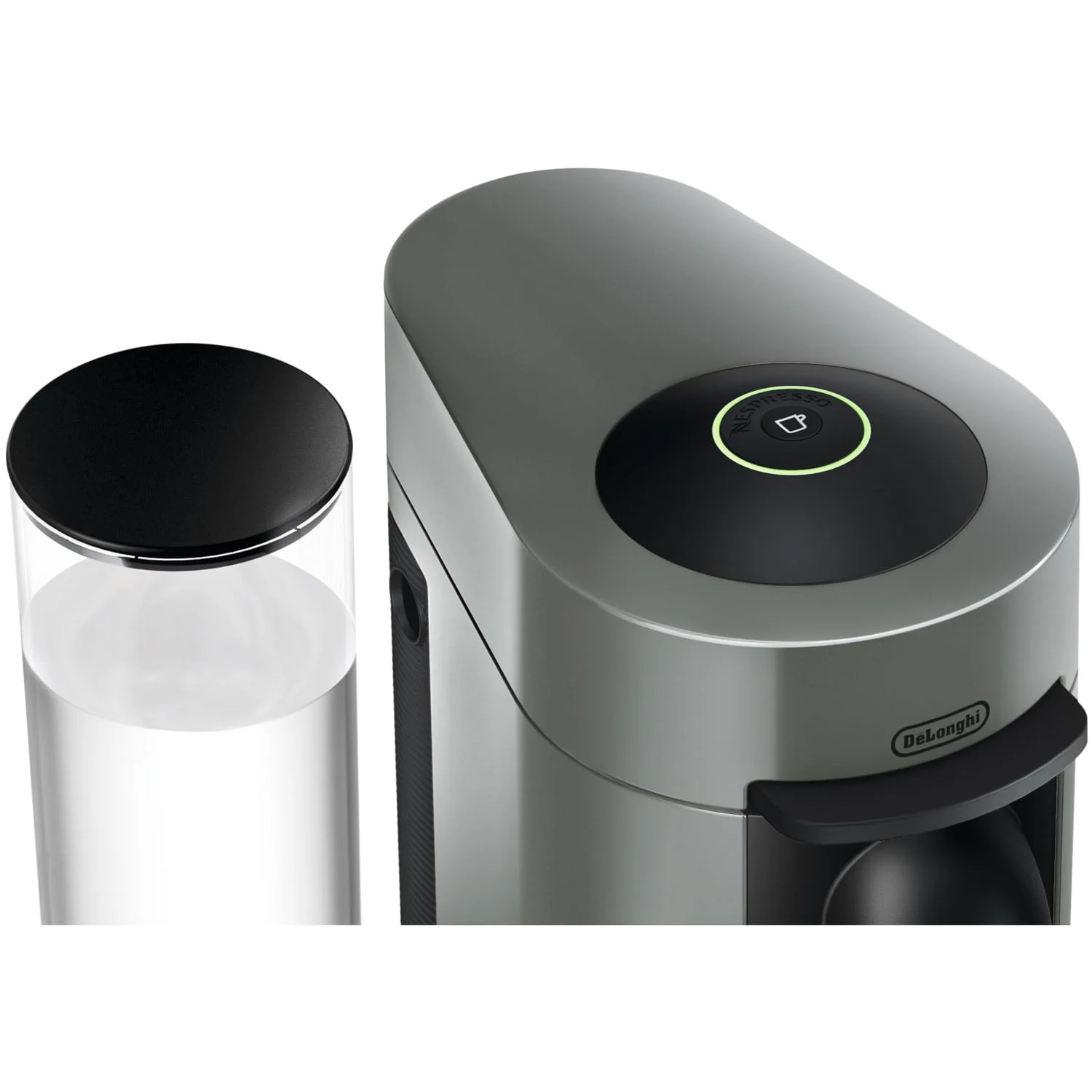 Nespresso Vertuo Plus Coffee and Espresso Machine by De'Longhi, Gray