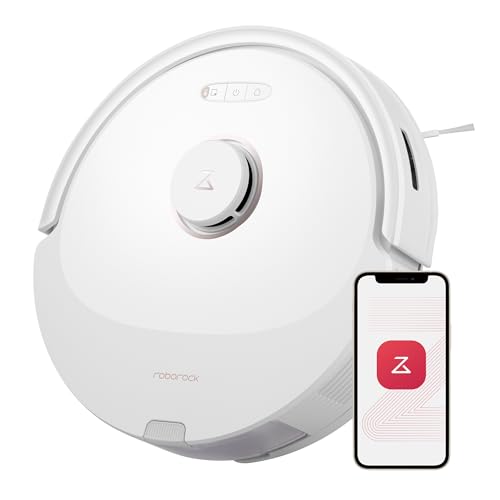 roborock Q8 Max Robot Vacuum and Mop Cleaner, DuoRoller Brush, 5500Pa Strong Suction, Lidar Navigation, Obstacle Avoidance, Multi-Level Mapping, Perfect for Pet Hair