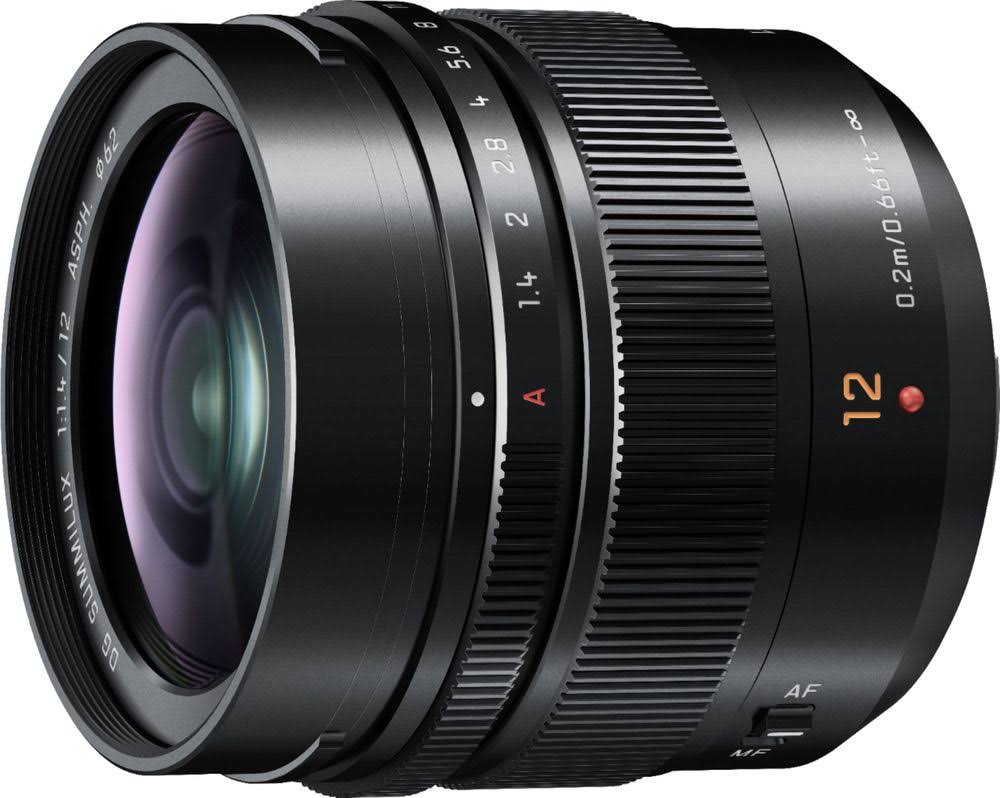 Leica DG Summilux Lens for Micro Four Thirds - 12mm-12mm - F/1.4 - Black
