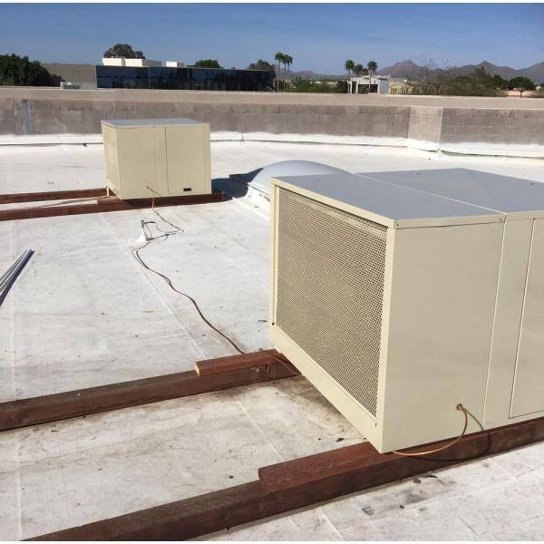 Hessaire 4,800 CFM 115 V Down-Draft Rigid Roof/Side EVAP Cooler(Swamp Cooler)for 18 in. ducts 1,650 Sq. ft.(Motor Not Included)