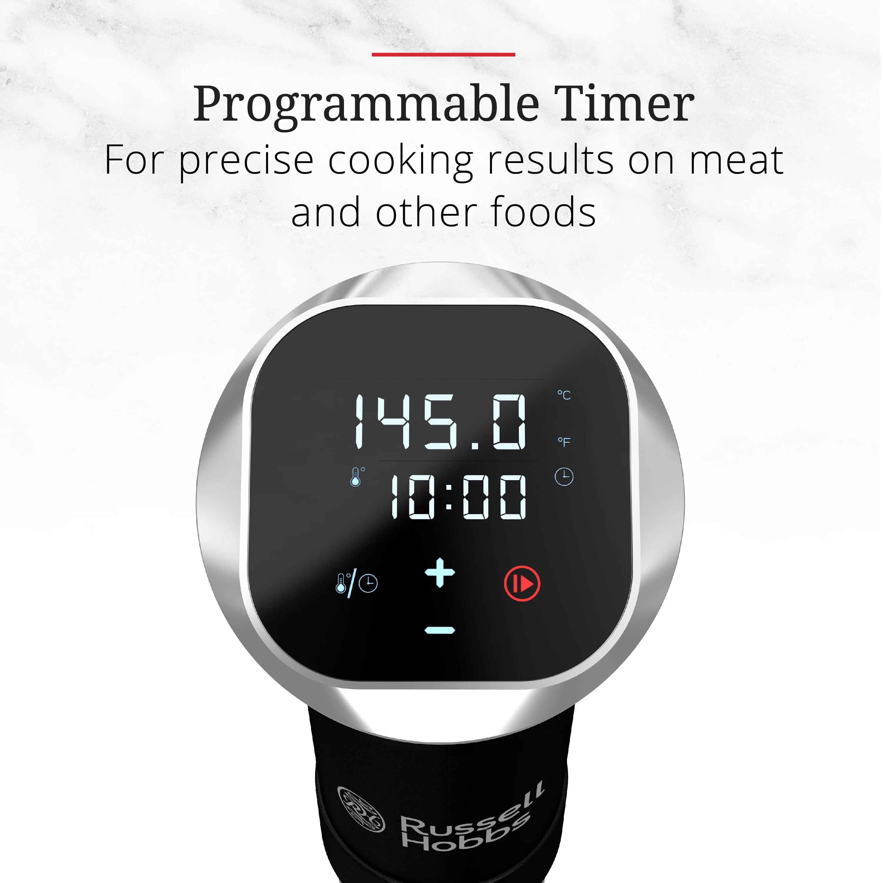 Russell Hobbs Sous Vide Precision Cooker with Immersion Circulator, Black, SV1000B