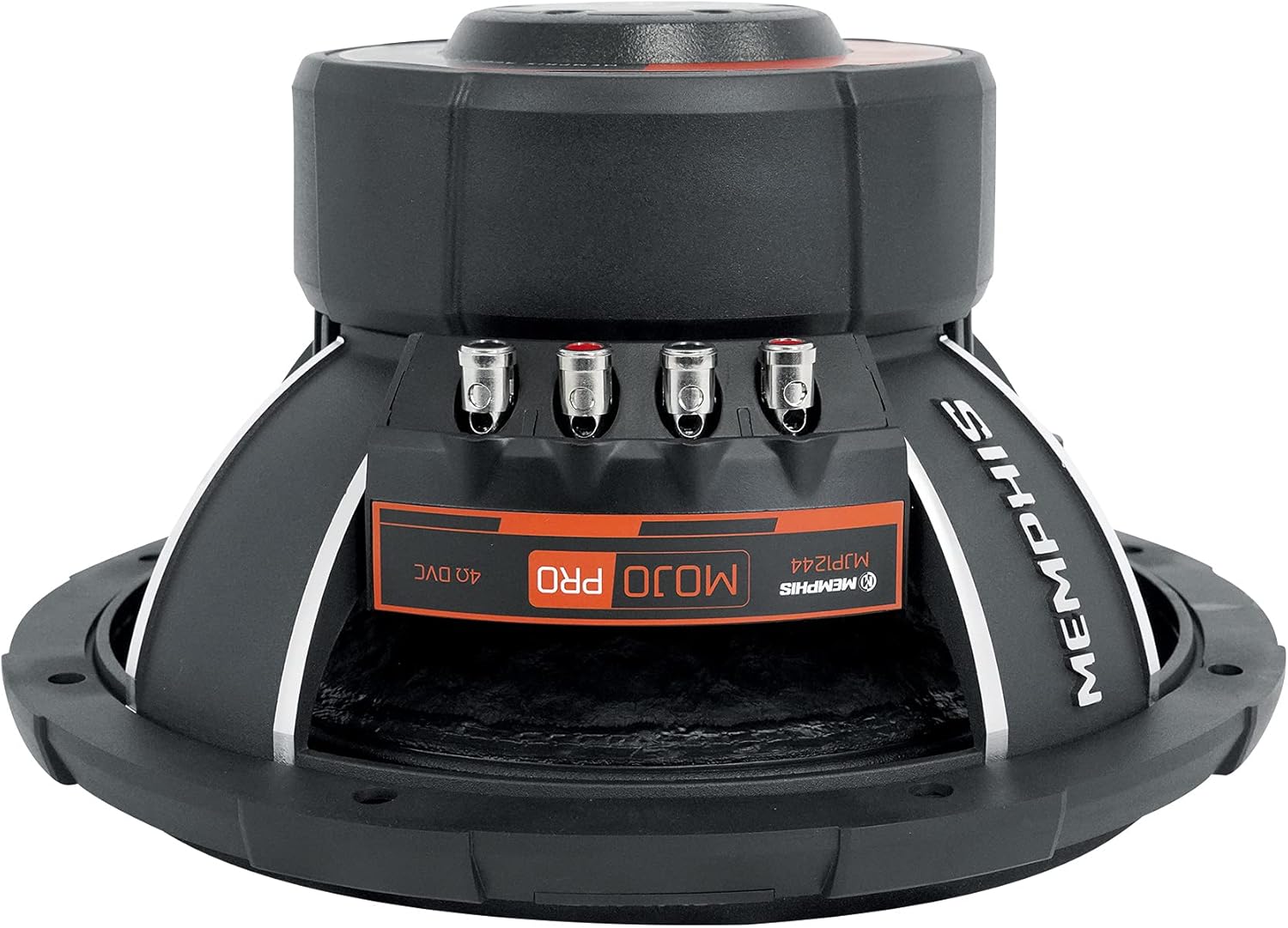 Memphis Audio MJP1244 12 in 1500 Watt MOJO Pro Car Audio Subwoofer DVC 4 ohm Sub, Black