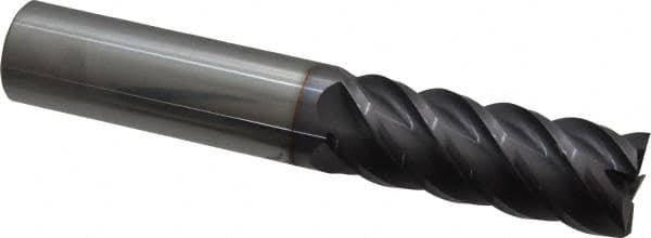 Niagara Cutter 17003626 1 inch, 2-5/8 inch LOC, 1 inch Shank Diam, 6 inch OAL, 5 Flute, Solid Carbide Square End Mill