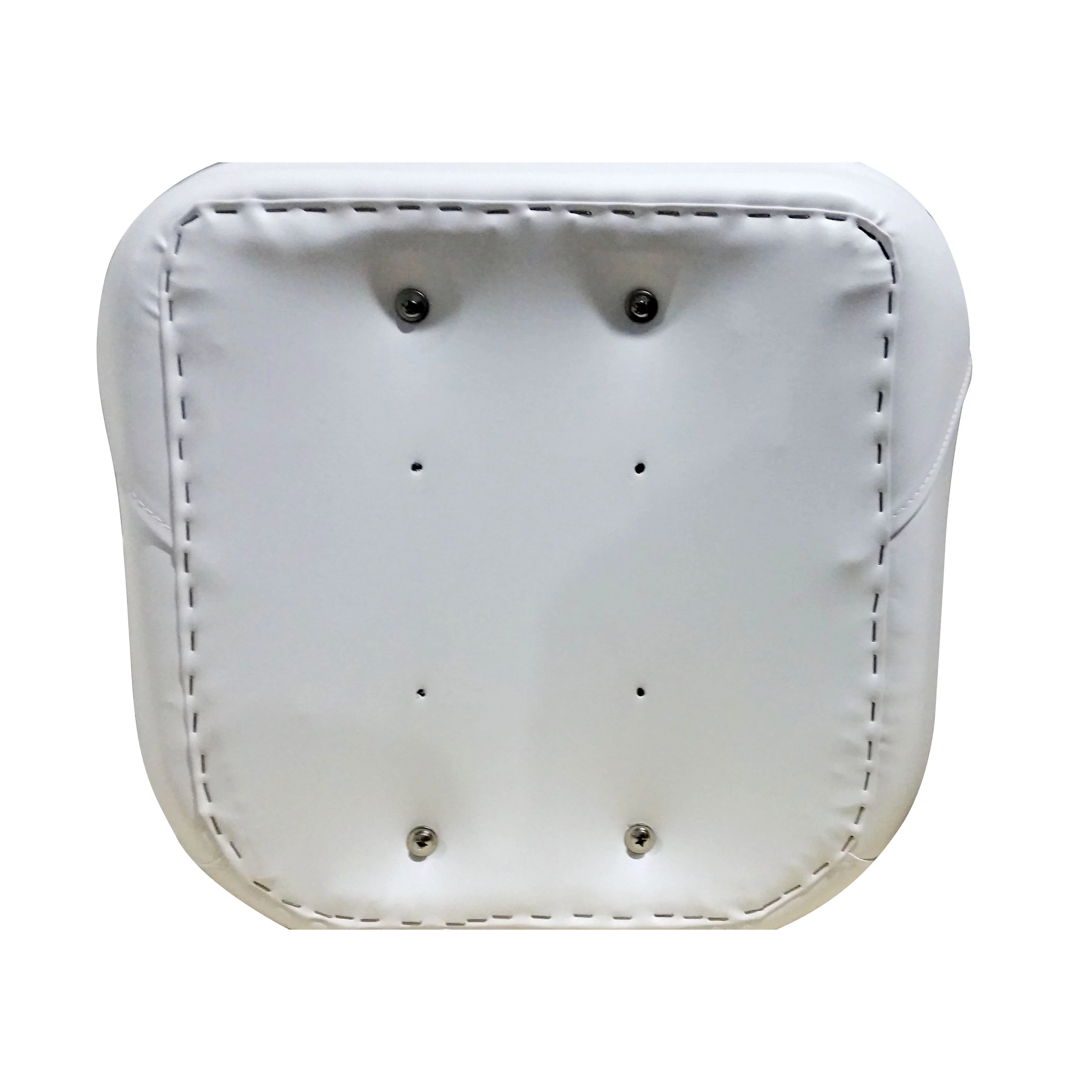 Leader Accessories Pontoon Captains Bucket Seat Boat Seat,White/Navy piping