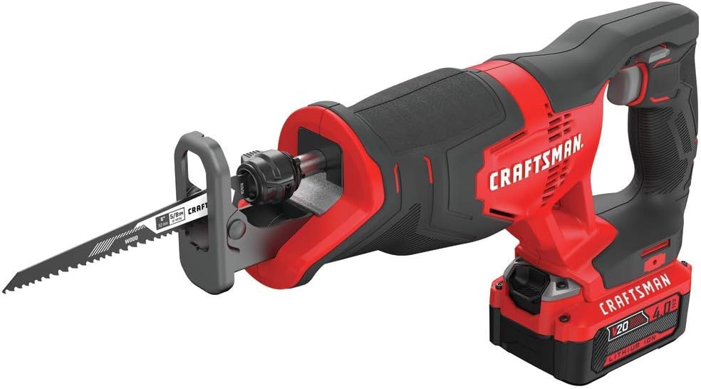 CRAFTSMAN V20* Reciprocating Saw Cordless Kit (CMCS300M1)