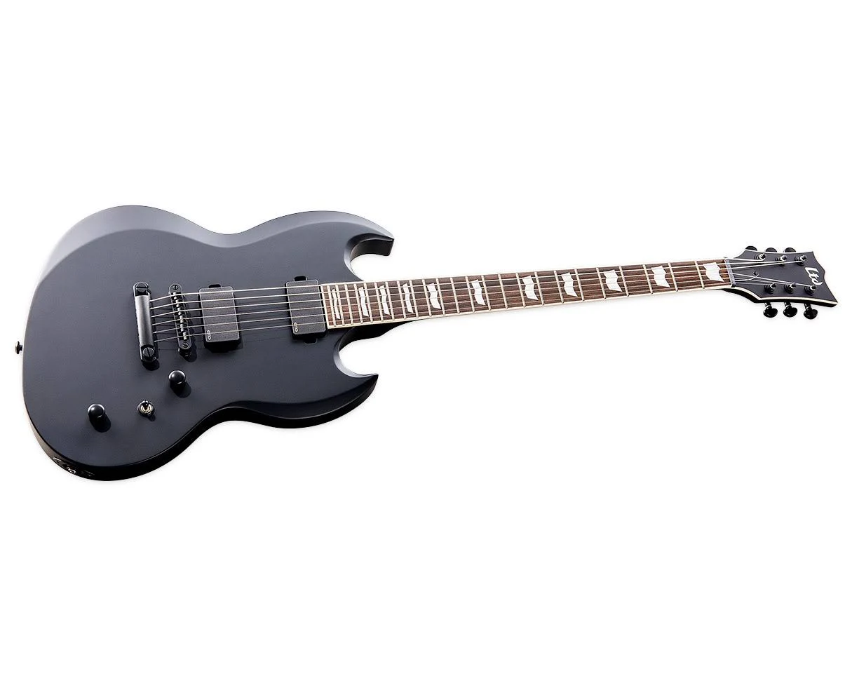 ESP LTD Viper 400 Baritone Electric Guitar Satin Black