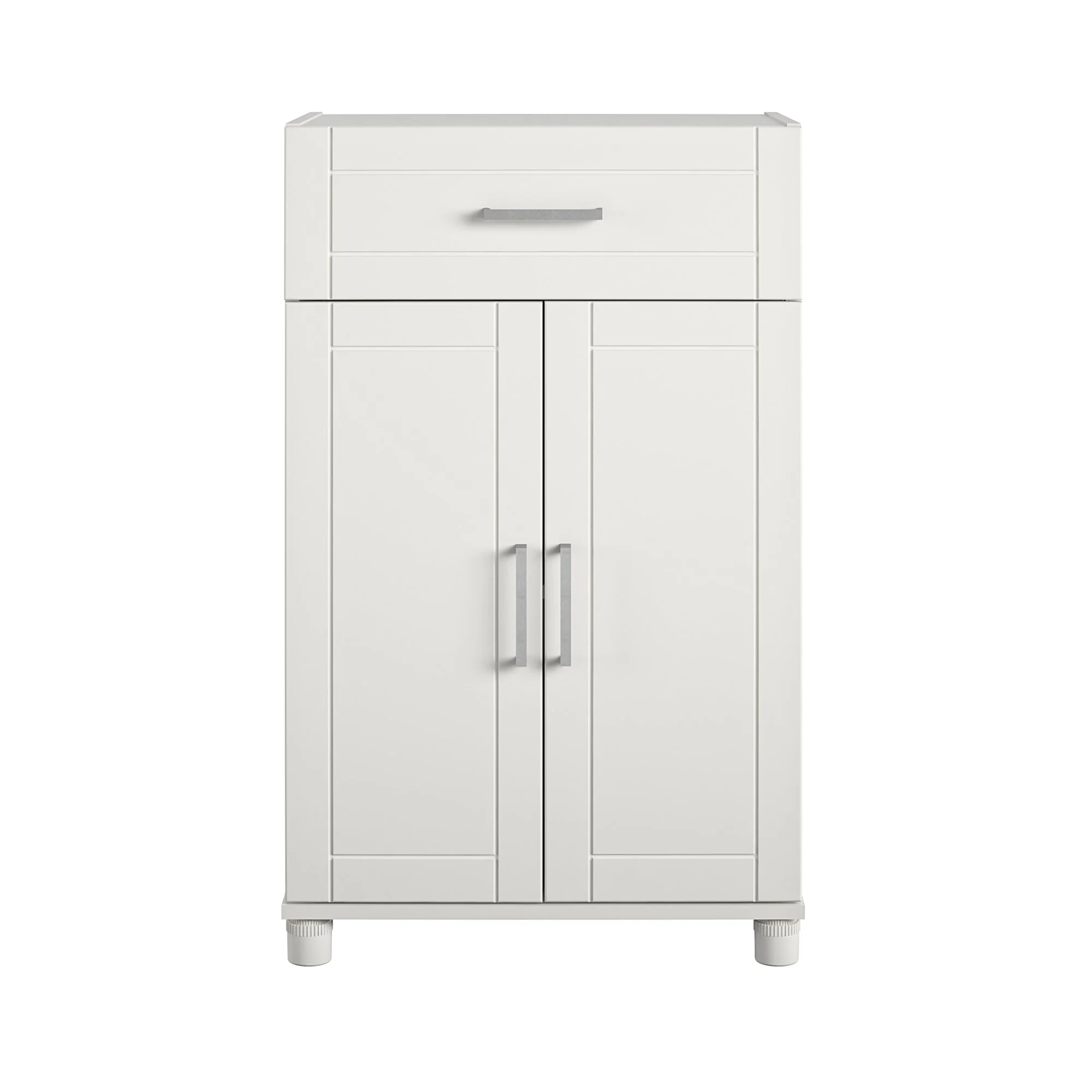 SystemBuild Callahan 24" 1 Drawer/2 Door Base Storage Cabinet in White