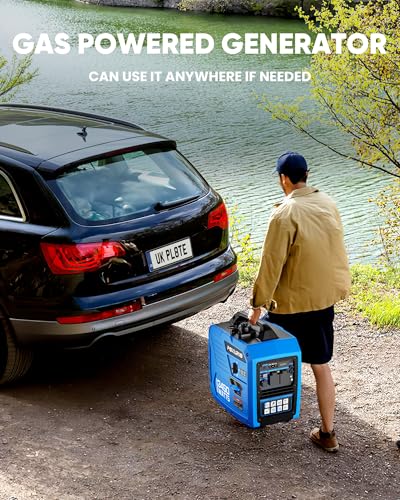4000 Watt Inverter Generator, 120V Gas Powered Generator Super Quiet, RV Ready/EPA for RV, Camping and Home