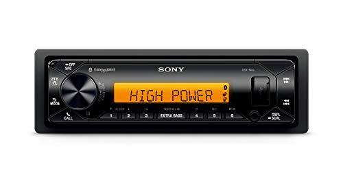 Sony MEXM100BT 160W RMS Marine CD Receiver with Bluetooth (Black) and SiriusXM Ready